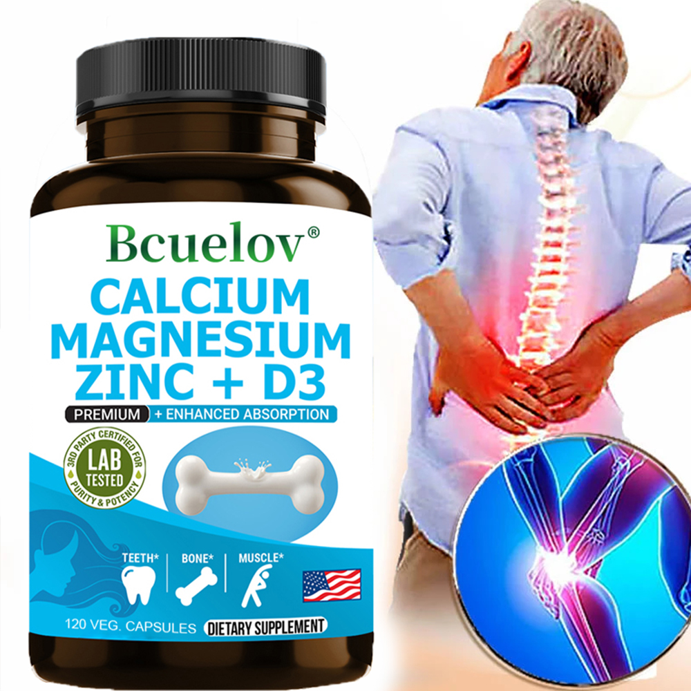 Nutrition Zinc - Bcuelov Calcium Magnesium Zinc Vitamin D3