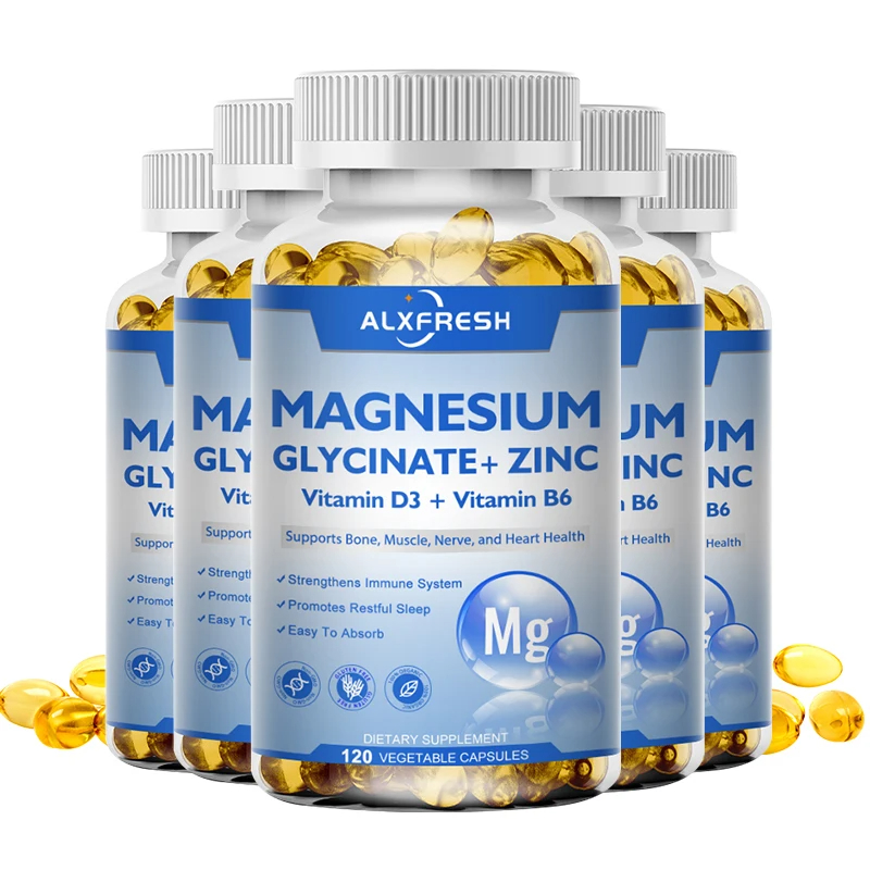 Nutrition Zinc - Alxfresh Magnesium Complex Capsules High Absorption