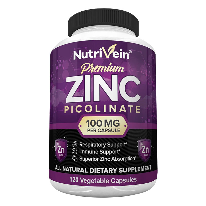 Premium Zinc Picolinate 100mg  - Nutrition Zinc recensione e prezzo