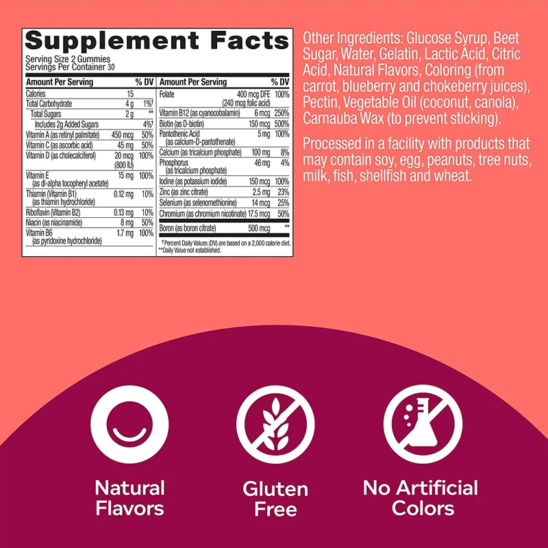 Women's Multivitamin Gummies - - Multivitamin Gummy Adult recensione e prezzo