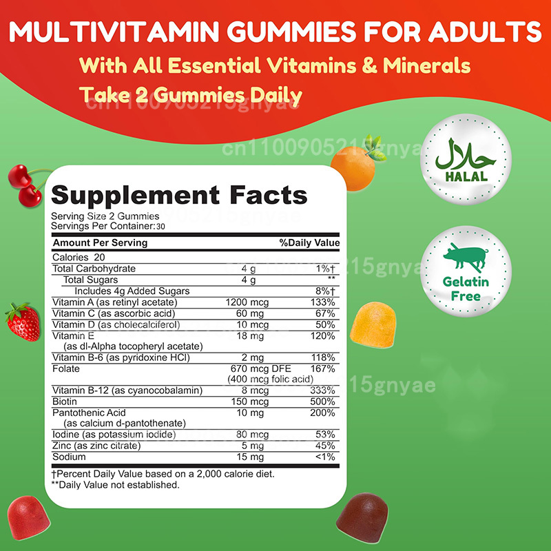 Adult Daily Multivitamin Gummi - Multivitamin Gummy Adult recensione e prezzo