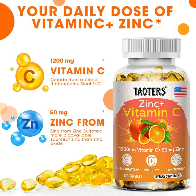 Taoters Vitamin C + Zinc Suppl - Nutrition Zinc recensione e prezzo
