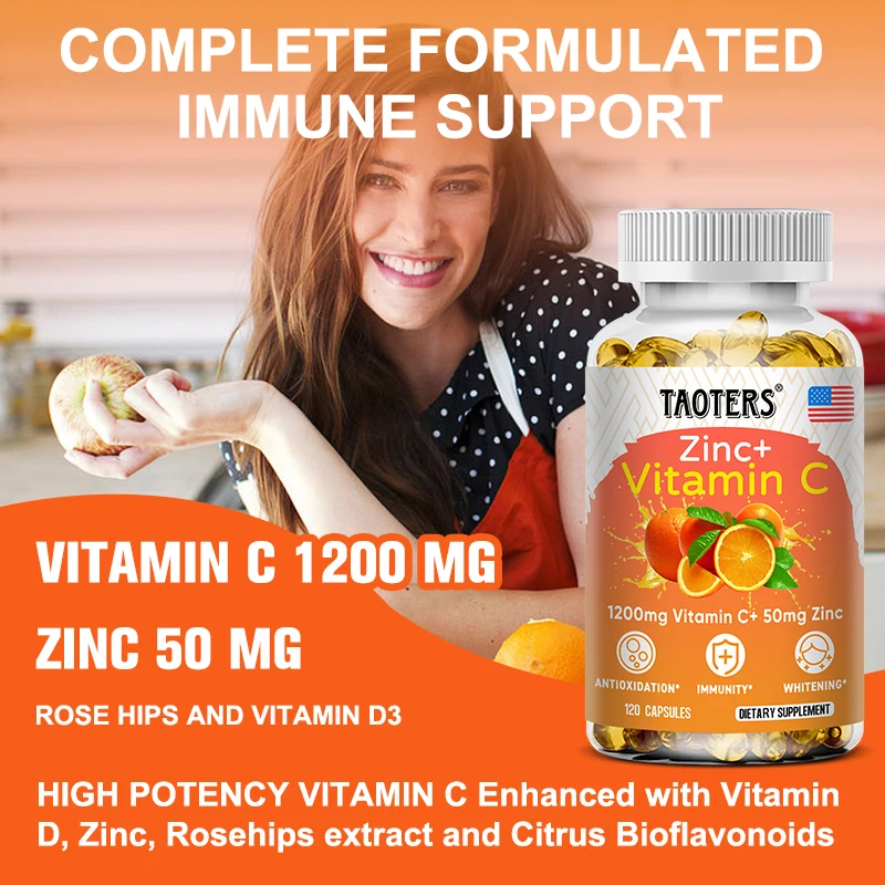 Taoters Vitamin C + Zinc Suppl - Nutrition Zinc recensione e prezzo