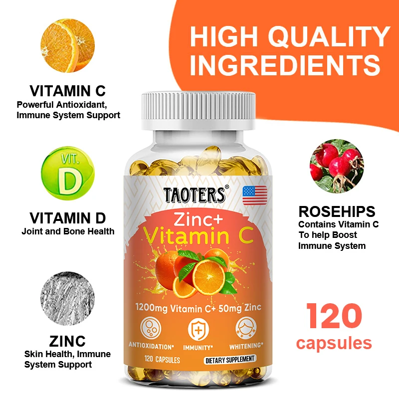 Taoters Vitamin C + Zinc Suppl - Nutrition Zinc recensione e prezzo