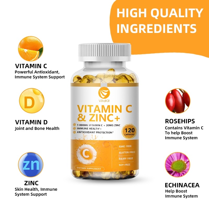 Vitakit Vitamin C 1000mg with  - Nutrition Zinc recensione e prezzo