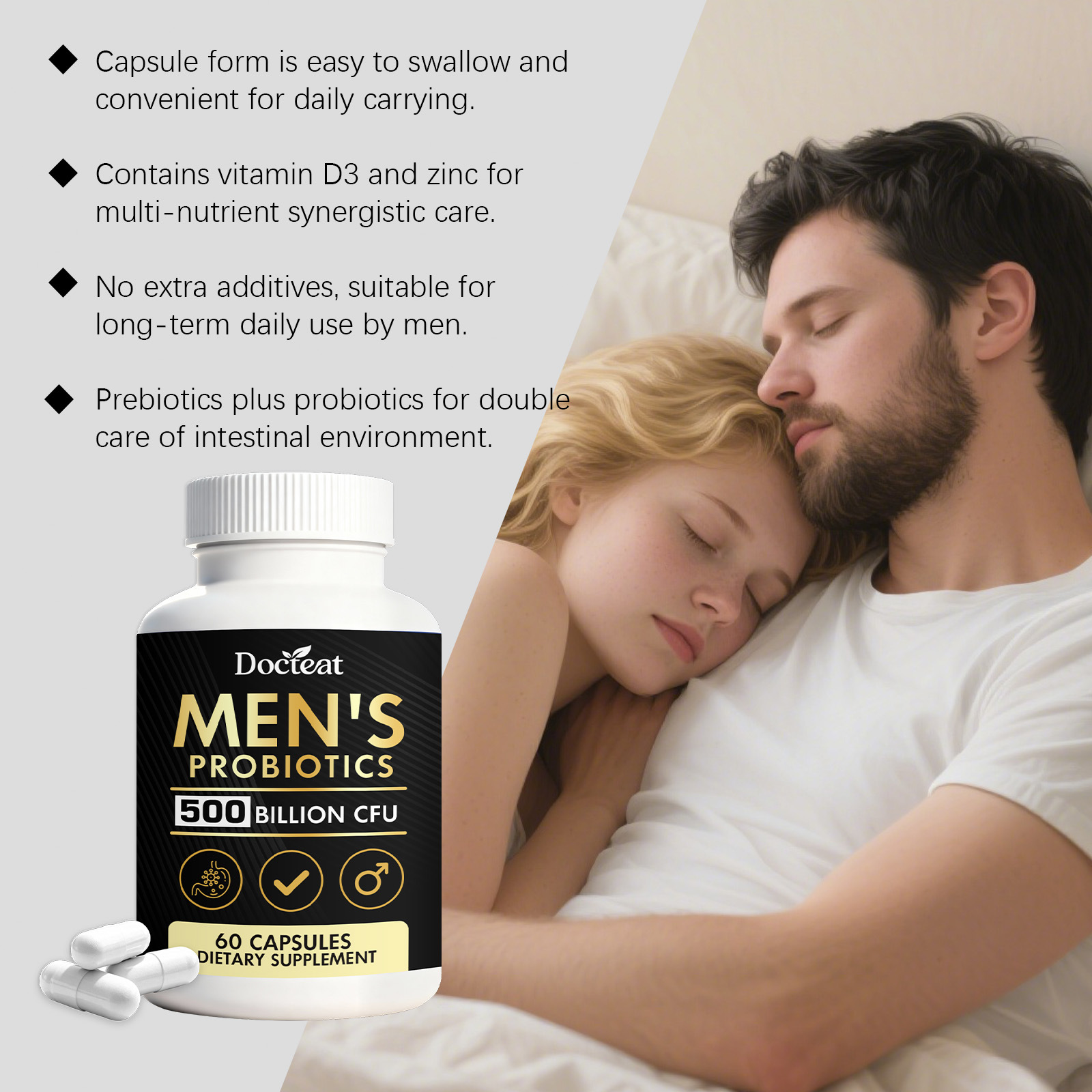 GOOGEER Men's Health Capsules  - Nutrition Fitness Supplements recensione e prezzo