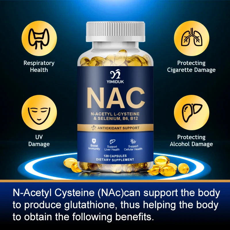 NAC Supplement 120 Capsules  P - Nac N Acetyl Cysteine recensione e prezzo
