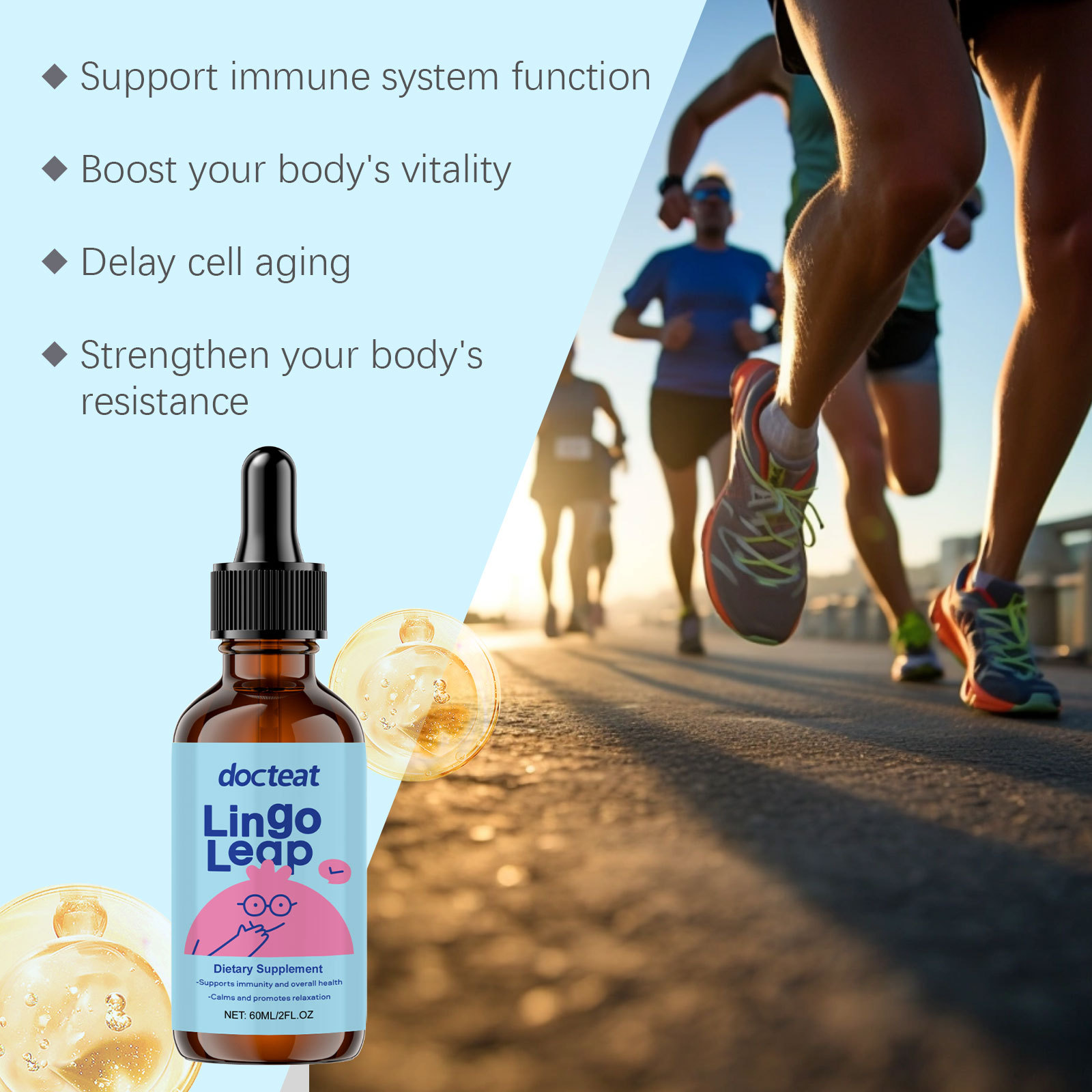 DOCTEAT Body Health Drops Impr - Nutrition Fitness Supplements recensione e prezzo