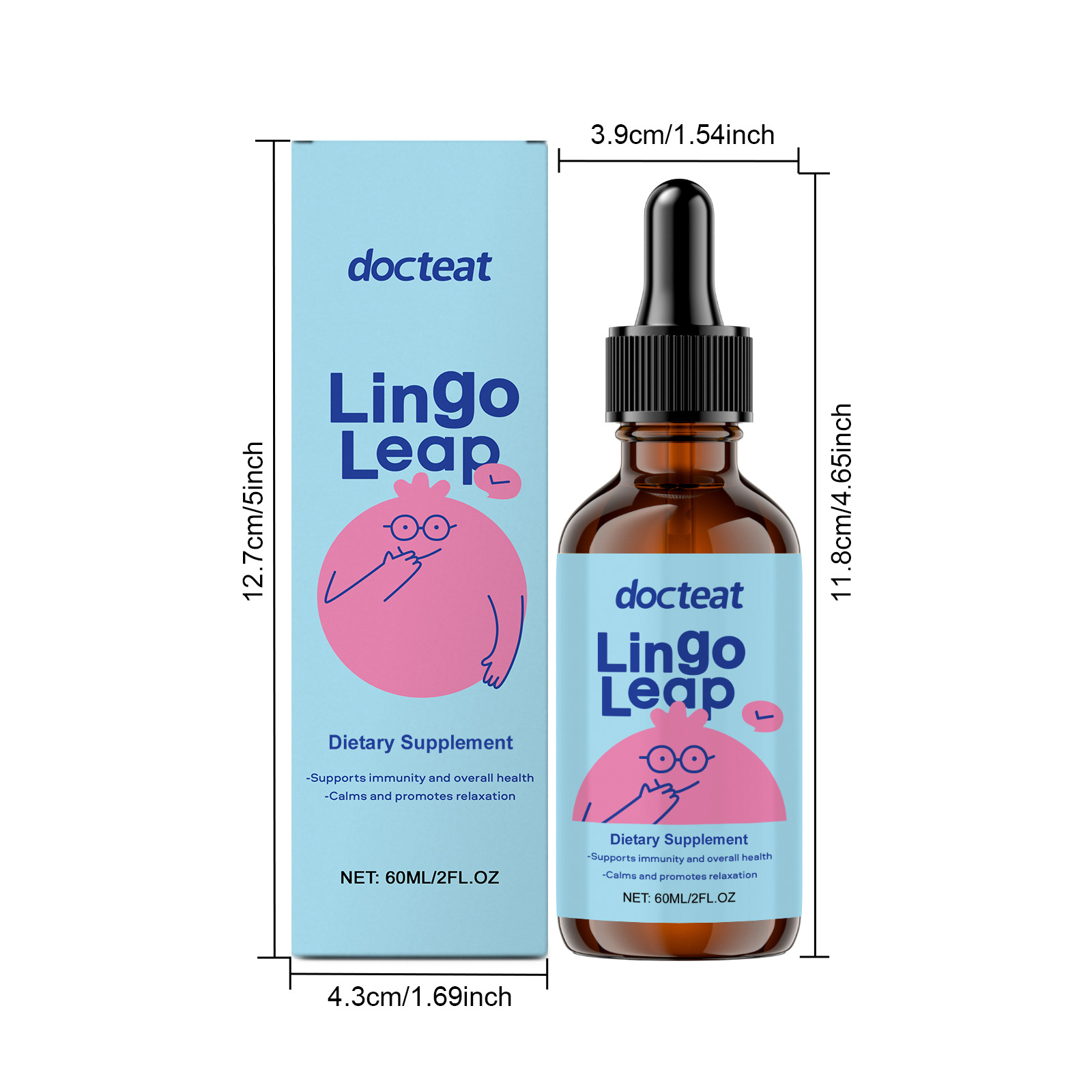 DOCTEAT Body Health Drops Impr - Nutrition Fitness Supplements recensione e prezzo