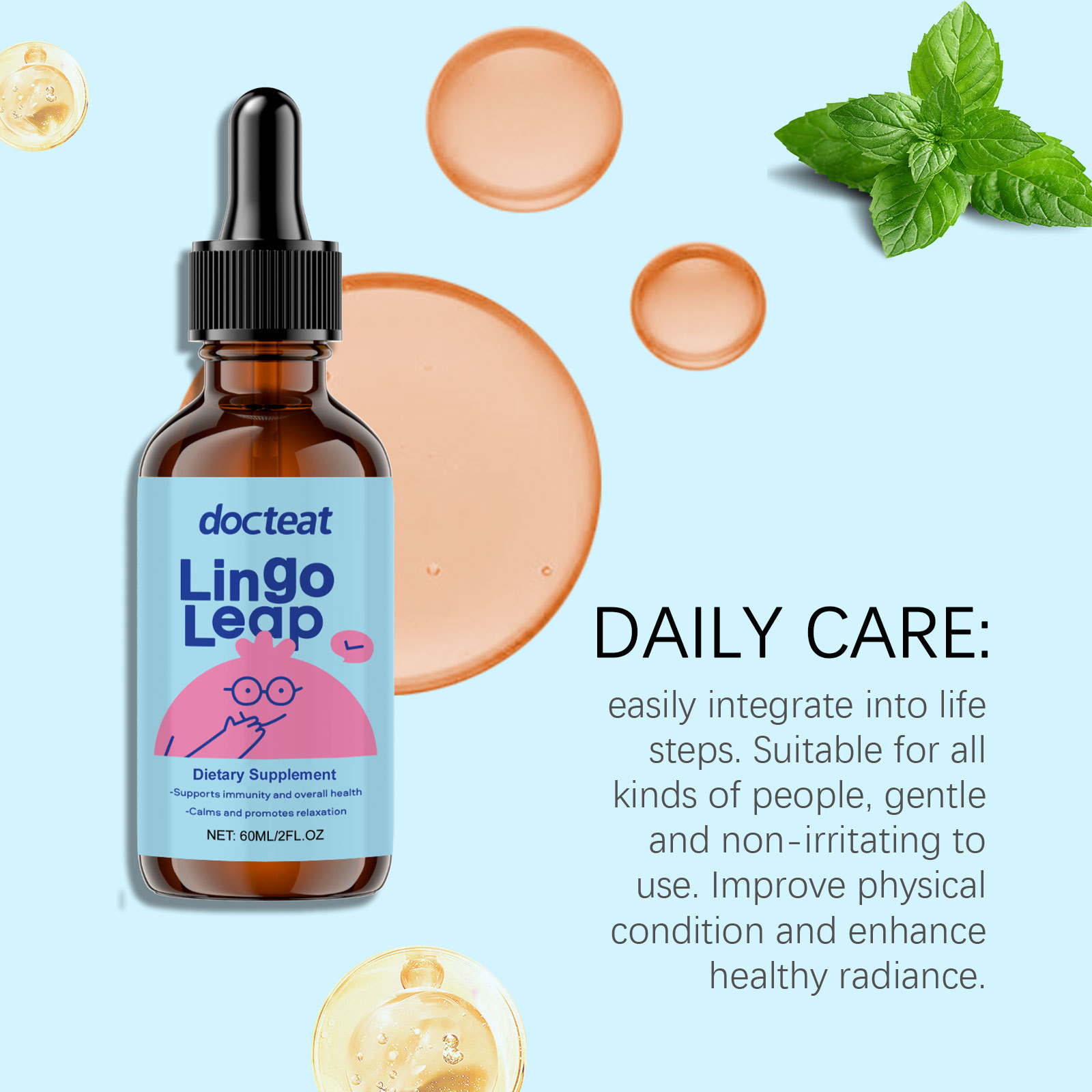 DOCTEAT Body Health Drops Impr - Nutrition Fitness Supplements recensione e prezzo